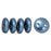 Czech CzechMates Lentil 6mm ColorTrends: Saturated Metallic Bluestone (50pcs)