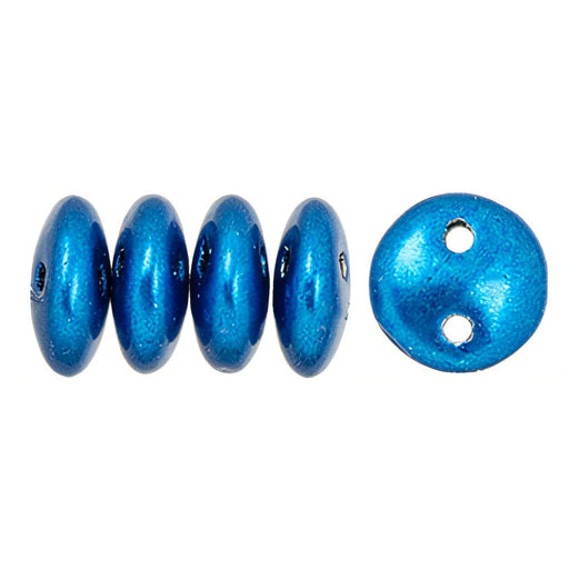 Czech CzechMates Lentil 6mm ColorTrends: Saturated Metallic Galaxy Blue (50pcs)