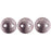 Czech CzechMates Lentil 6mm ColorTrends: Sueded Gold Blackened Pearl (50pcs)