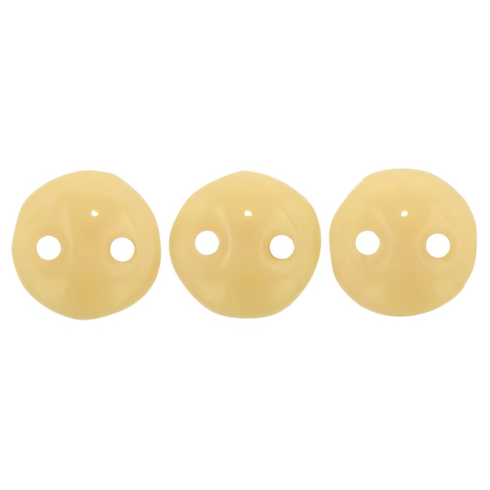 Czech CzechMates Lentil 6mm Opaque Beige (50pcs)