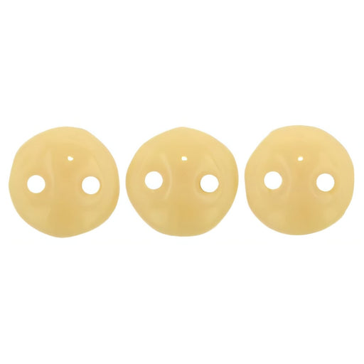 Czech CzechMates Lentil 6mm Opaque Beige (50pcs)