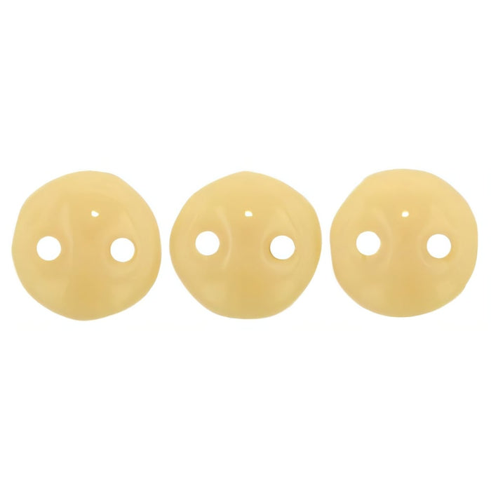 Czech CzechMates Lentil 6mm Opaque Beige (50pcs)