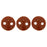 Czech CzechMates Lentil 6mm Umber (50pcs)
