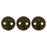 Czech CzechMates Lentil 6mm Chocolate Brown (50pcs)