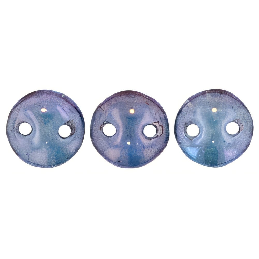 Czech CzechMates Lentil 6mm Luster - Transparent Denim Blue (50pcs)