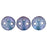 Czech CzechMates Lentil 6mm Luster - Transparent Denim Blue (50pcs)