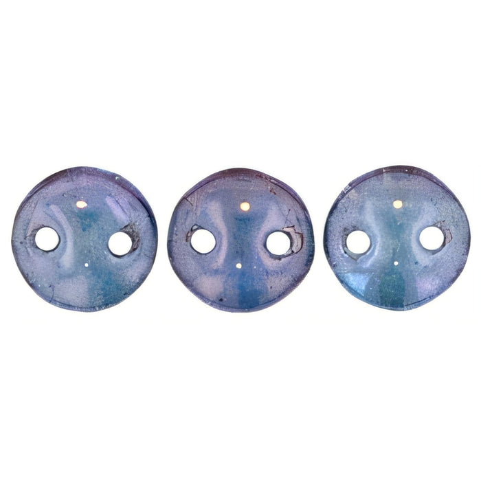 Czech CzechMates Lentil 6mm Luster - Transparent Denim Blue (50pcs)