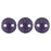 Czech CzechMates Lentil 6mm Tanzanite (50pcs)