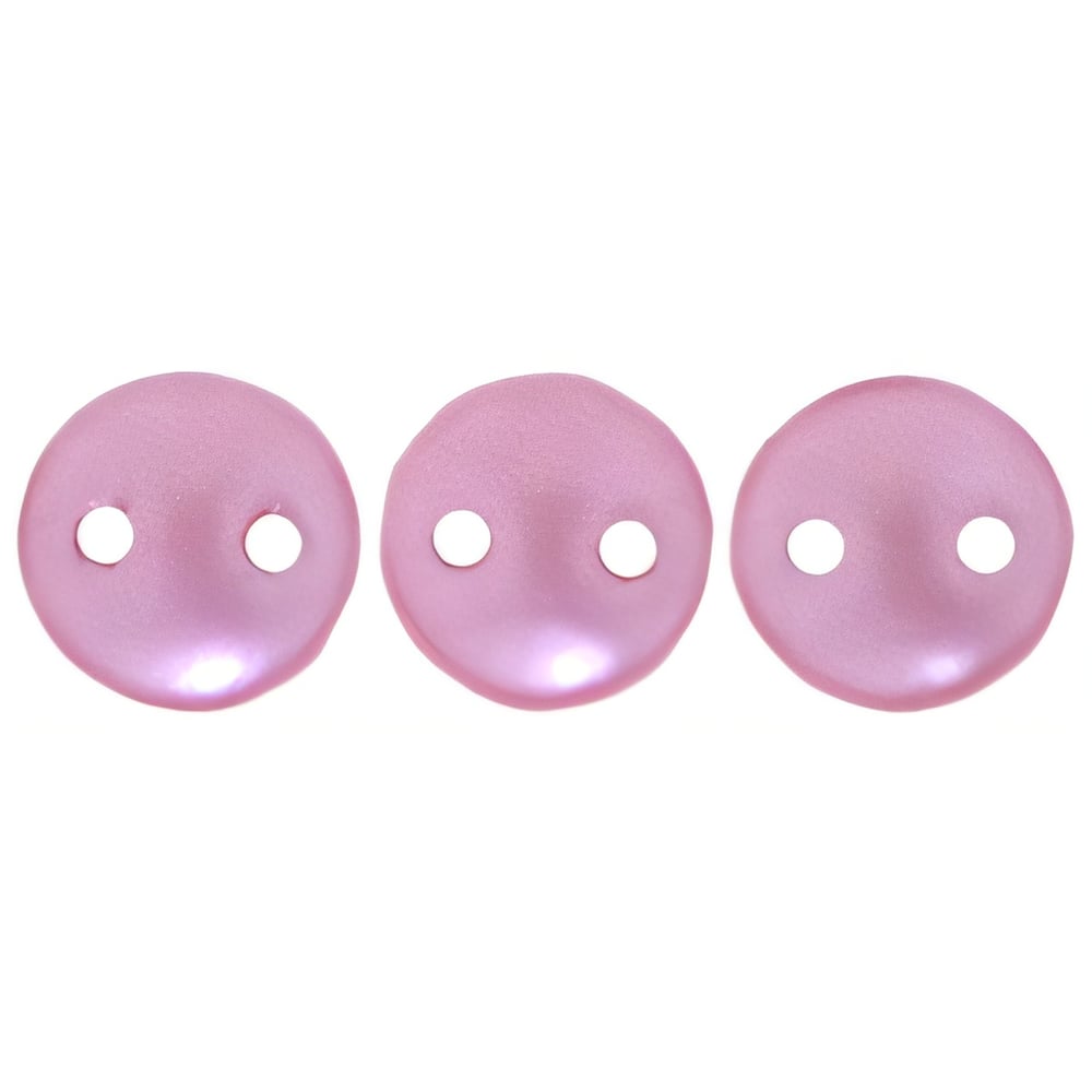 Czech CzechMates Lentil 6mm Pearl Coat - Flamingo (50pcs)