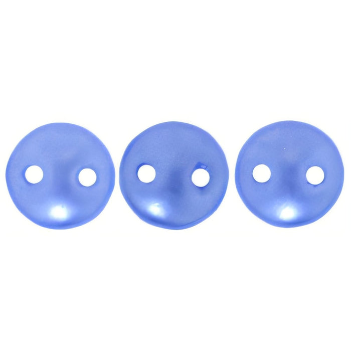 Czech CzechMates Lentil 6mm Pearl Coat - Baby Blue (50pcs)