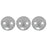 Czech CzechMates Lentil 6mm Pearl Coat - Silver (50pcs)