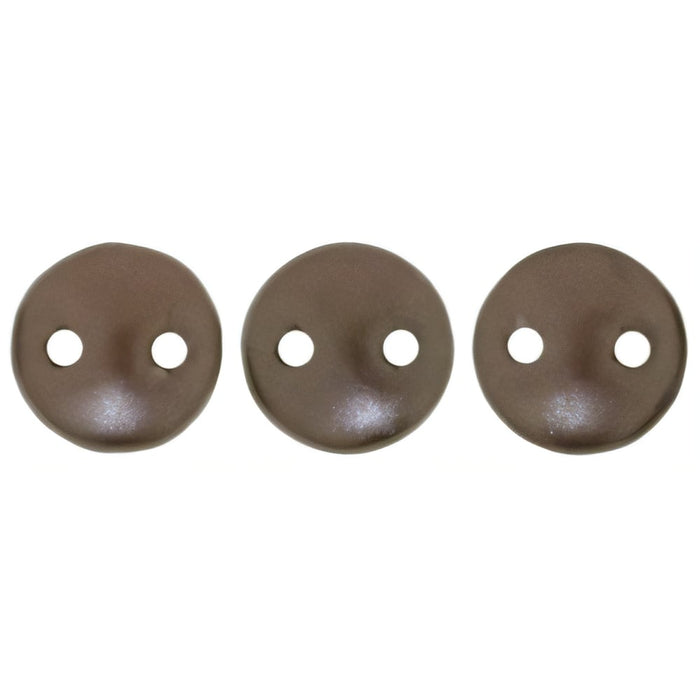 Czech CzechMates Lentil 6mm Pearl Coat - Bistre (50pcs)