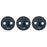 Czech CzechMates Lentil 6mm Pearl Coat - Charcoal (50pcs)