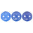 Czech CzechMates Lentil 6mm Halo – Ultramarine (50pcs)