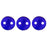 Czech CzechMates Lentil 6mm Cobalt (50pcs)