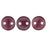 Czech CzechMates Lentil 6mm Fuchsia (50pcs)