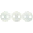 Czech CzechMates Lentil 6mm Sueded Gold Crystal (50pcs)