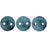Czech CzechMates Lentil 6mm Polychrome - Indigo Orchid (50pcs)