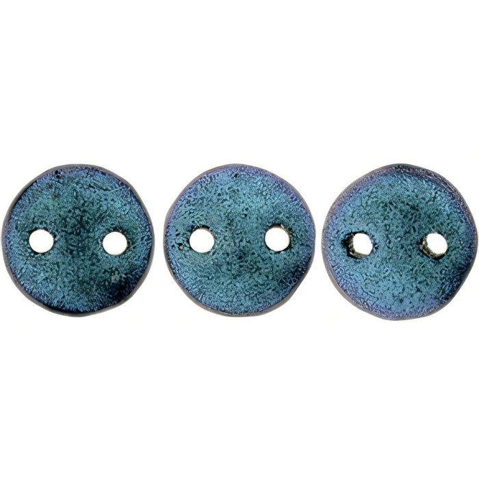 Czech CzechMates Lentil 6mm Polychrome - Indigo Orchid (50pcs)