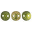 Czech CzechMates Lentil 6mm Copper - Olivine (50pcs)