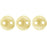 Czech CzechMates Lentil 6mm Luster - Opaque Beige (50pcs)