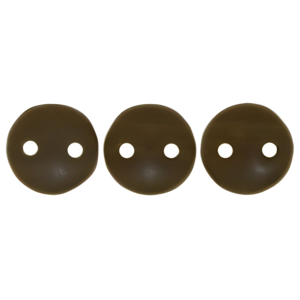Czech CzechMates Lentil 6mm Matte - Chocolate Brown (50pcs)
