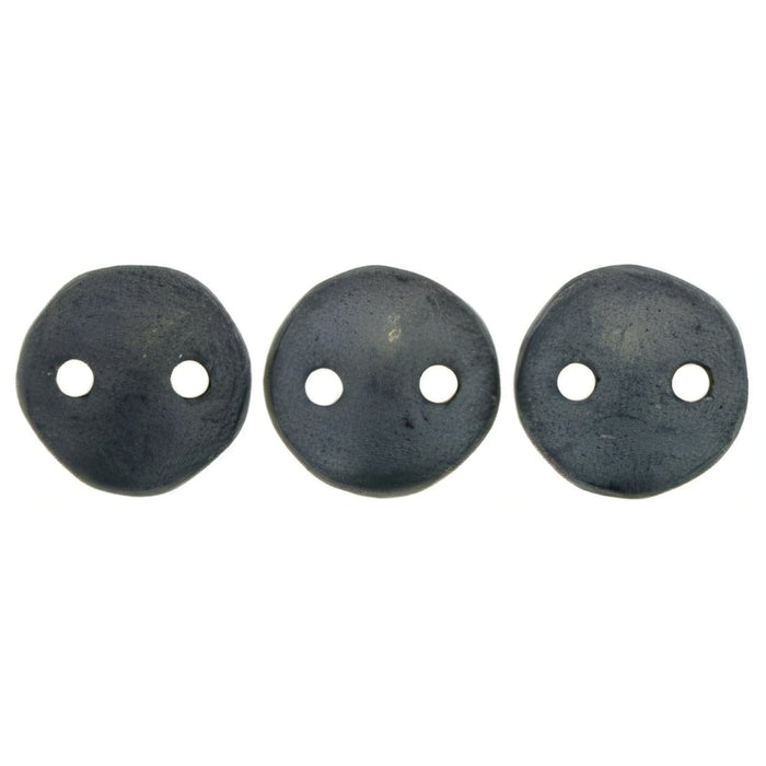 Czech CzechMates Lentil 6mm Matte - Hematite (50pcs)