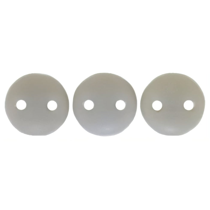 Czech CzechMates Lentil 6mm Matte - Ashen Gray (50pcs)
