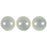 Czech CzechMates Lentil 6mm Sueded Gold Ashen Gray (50pcs)