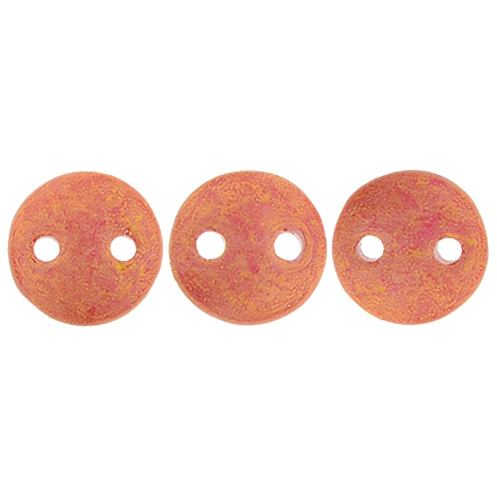 Czech CzechMates Lentil 6mm Pacifica - Strawberry (50pcs)
