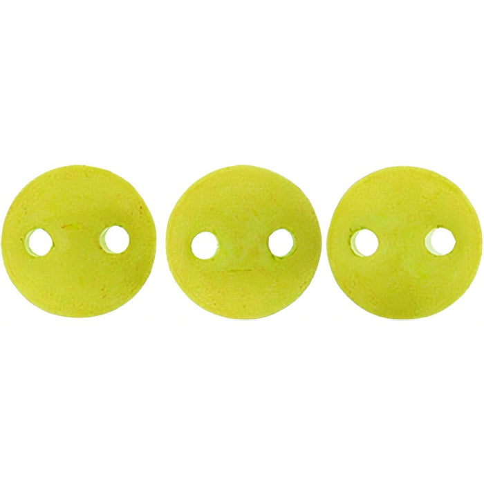Czech CzechMates Lentil 6mm Pacifica - Honeydew (50pcs)