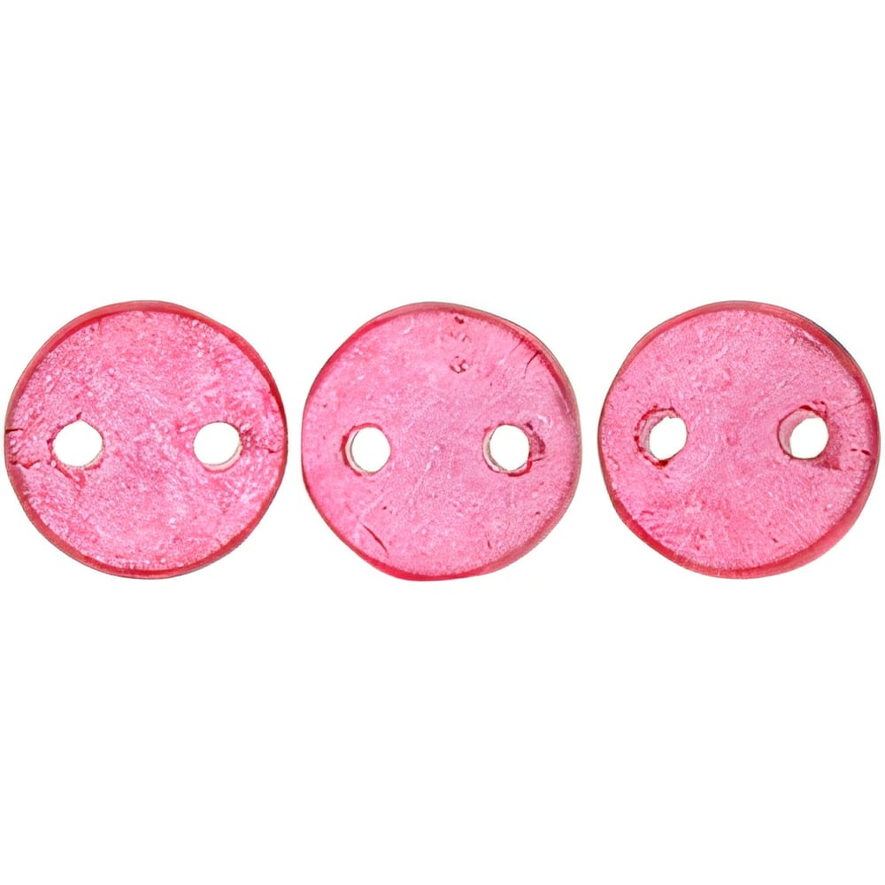 Czech CzechMates Lentil 6mm Color Trends: Transparent Razzmatazz (50pcs)
