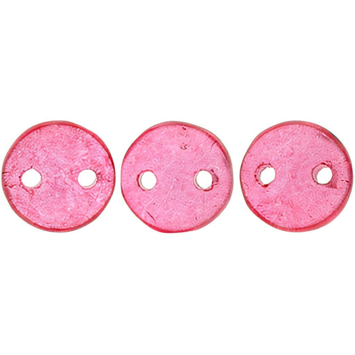 Czech CzechMates Lentil 6mm Color Trends: Transparent Razzmatazz (50pcs)