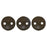 Czech CzechMates Lentil 6mm Chocolate Brown - Matte Bronze Vega (50pcs)