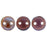 Czech CzechMates Lentil 6mm Milky Amethyst - Celsian (50pcs)