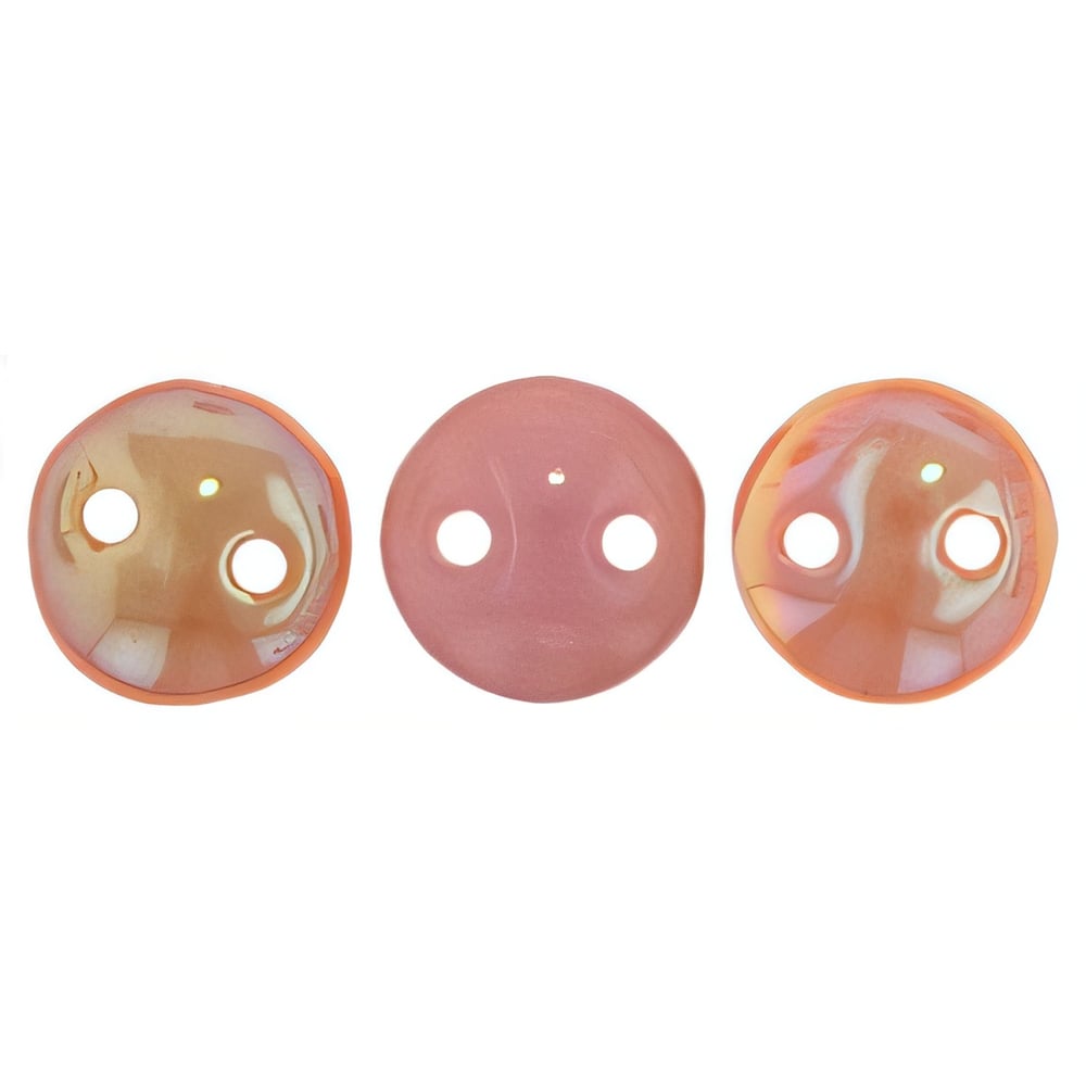 Czech CzechMates Lentil 6mm Milky Pink - Celsian (50pcs)