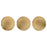 Czech Cushion Round 14mm ColorTrends: Satin Metallic Peach