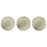 Czech Cushion Round 14mm ColorTrends: Satin Metallic Sand