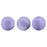 Czech Cushion Round 14mm ColorTrends: Satin Metallic Orchid