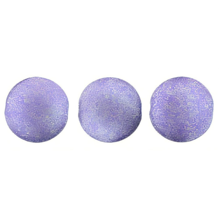 Czech Cushion Round 14mm ColorTrends: Satin Metallic Orchid