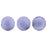 Czech Cushion Round 14mm ColorTrends: Satin Metallic Lavender