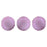 Czech Cushion Round 14mm ColorTrends: Satin Metallic Magenta