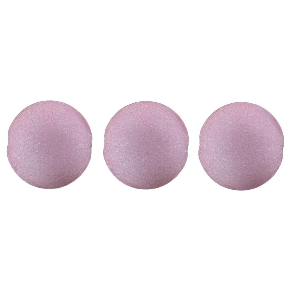 Czech Cushion Round 14mm ColorTrends: Satin Metallic Rouge