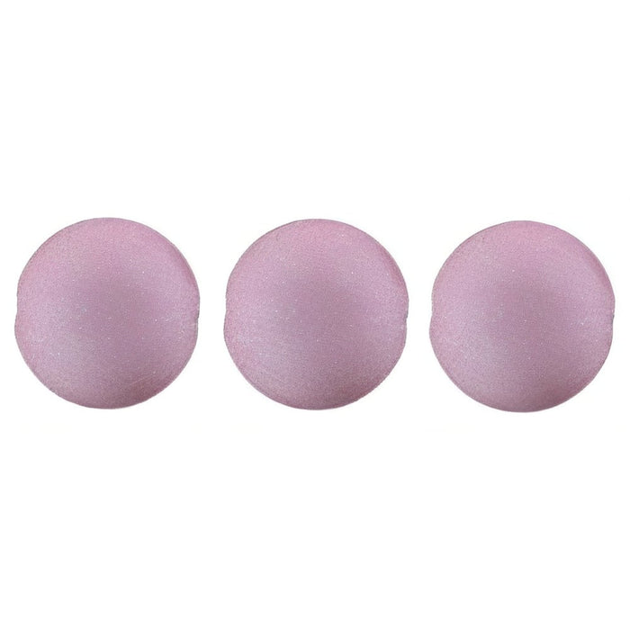 Czech Cushion Round 14mm ColorTrends: Satin Metallic Rouge