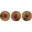 Czech Cushion Round 14mm ColorTrends: Saturated Metallic Potter's Clay