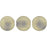 Czech Cushion Round 14mm Sueded Gold Med Amethyst