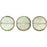 Czech Cushion Round 14mm ColorTrends: Transparent Sharkskin
