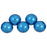Czech Top Hole Round 6mm ColorTrends: Saturated Metallic Nebulas Blue (25pcs)