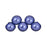 Czech Top Hole Round 6mm ColorTrends: Saturated Metallic Ultra Violet (25pcs)