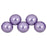 Czech Top Hole Round 6mm ColorTrends: Saturated Metallic Crocus Petal (25pcs)